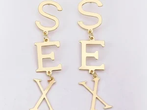 Sex Dangle earrings